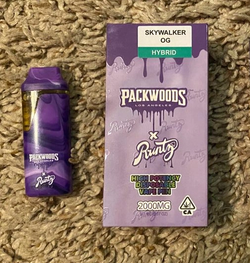 Wholesale Packwoods X Runtz Customize Vape Pen Cartridge Disposable Empty Cart