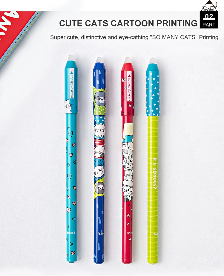 M&G Student Stationery 0.5mm Unique Thermo-Sensitive Gel Ink Blue Erasable Gel Pen