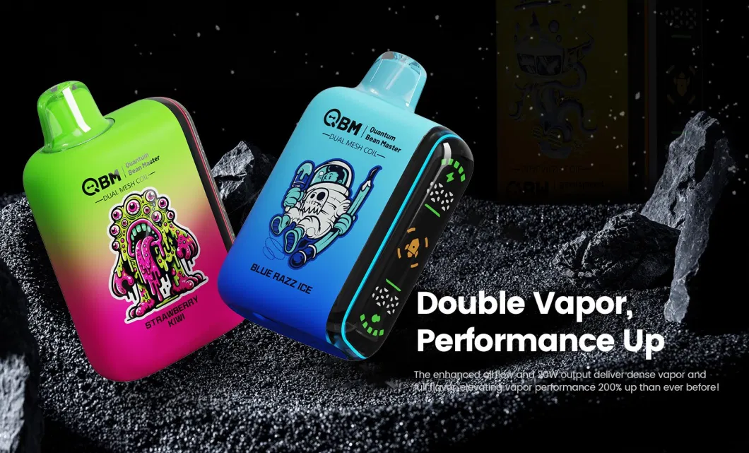 2024hot Selling Qbm18000 Puffs Send in Two Days Puffs 9000 Gek Bar Pulse 5% Nicotine Wholesale I Vape Disposable Vaporizer Rocket Full LED Screen Vape