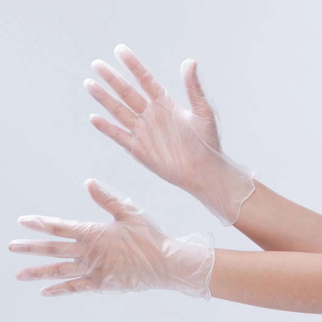 Cheapest Disposable Vinyl Gloves Clear Color Examination Hand Gloves Disposable