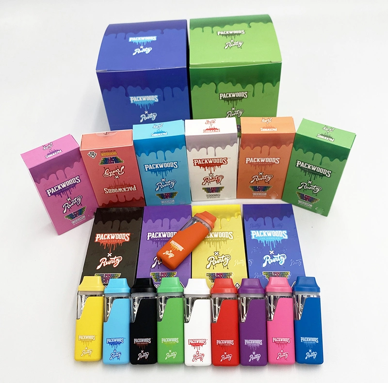 Packwoods X Runtz Runty Vape Pen 1ml 1gram Empty Device Pods 380mAh Battery Starter Kits for Oil Cartridges 10 Flavors E Cigarettes Disposables