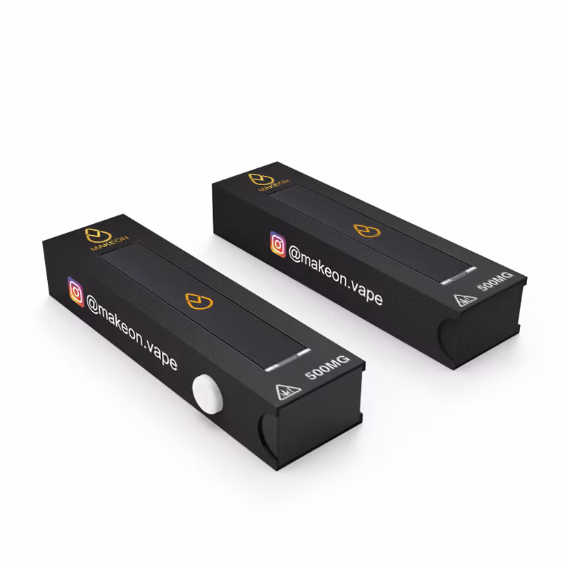 Custom E-Cigarette Bag &amp; Box for Thick Oil Pods 510 Cartridges Box Disposable Vape Pen Packaging Display Box