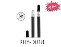 RW C14 Flat Pressed Mouthpiece SS316 Central Stand Ceramic Coil Candle Filter Disposable DAB Pen Cartridge 1ml 1 Gram Capacity Vaporizer Carts