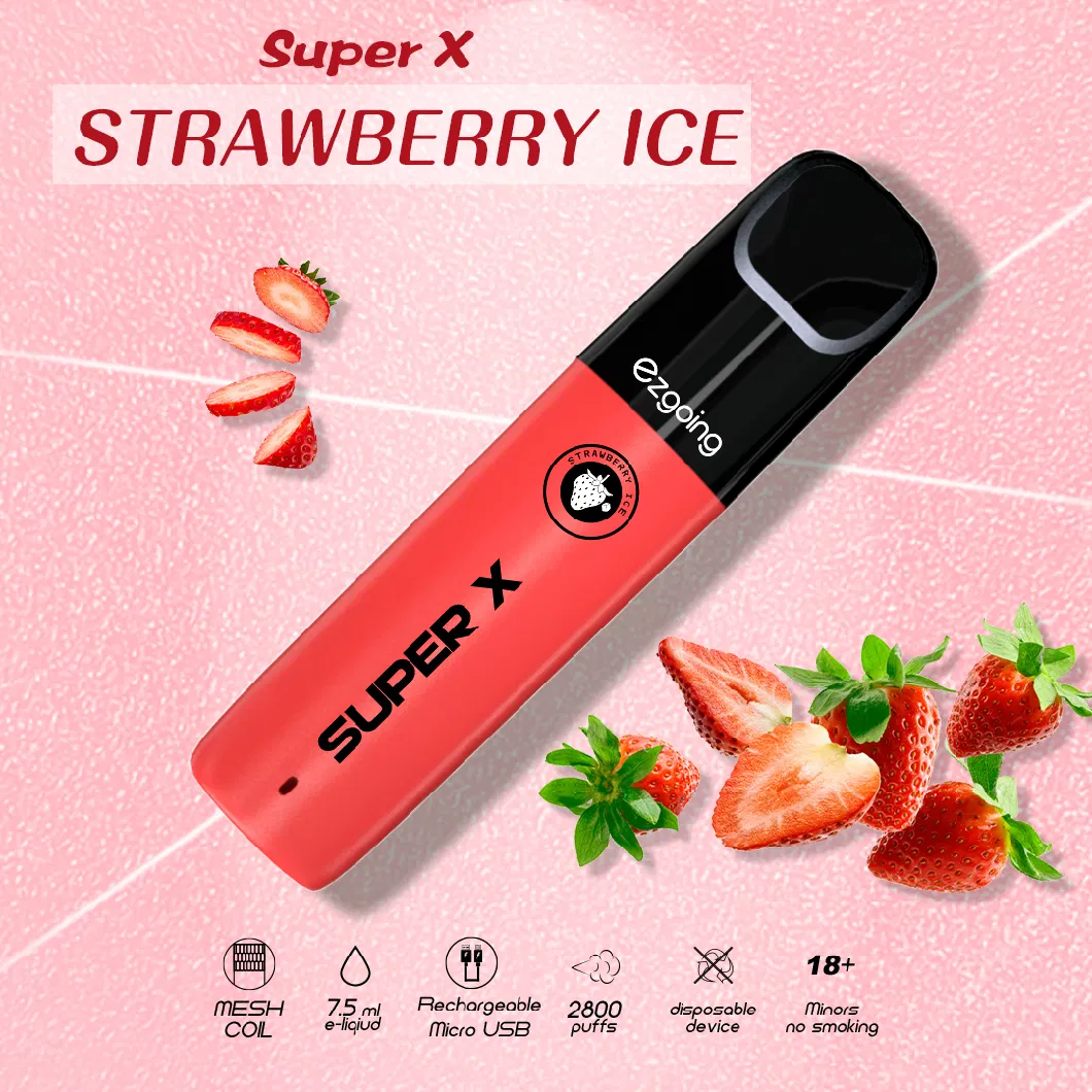 Fruit Flavors Disposable Vape 2800 Puffs Ezgoing Brand Electroinc Cigarette