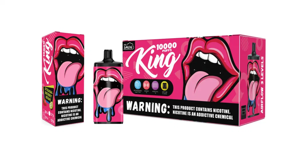 New Mini Innovative Products Baterias De Vapeo Mr Smog King 10000 Puffs Disposable E Vape