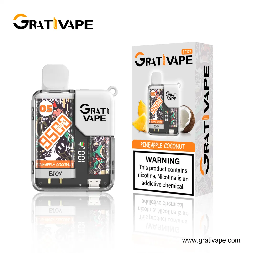 Grativape Gbot 10000 Puffs 5% Nic Vape to The Future 650mAh 14ml Disposable Elf E-Cigarette OEM&ODM Original Factory Wholesale Vape