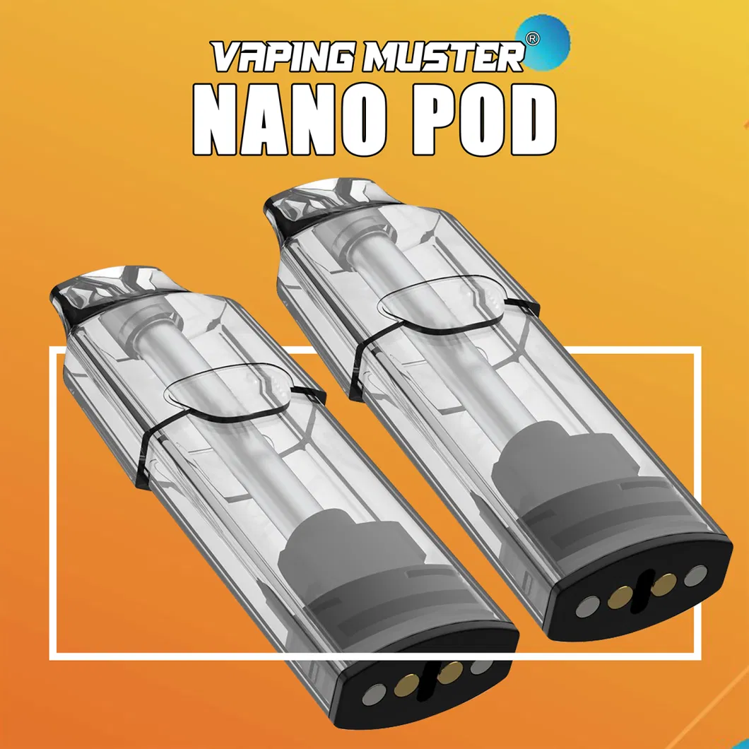 Vaping Muster New Arrival Nano Stick Battery Pod with Prefill Cotton Cartridge Pod Popular Electronic Cigarette