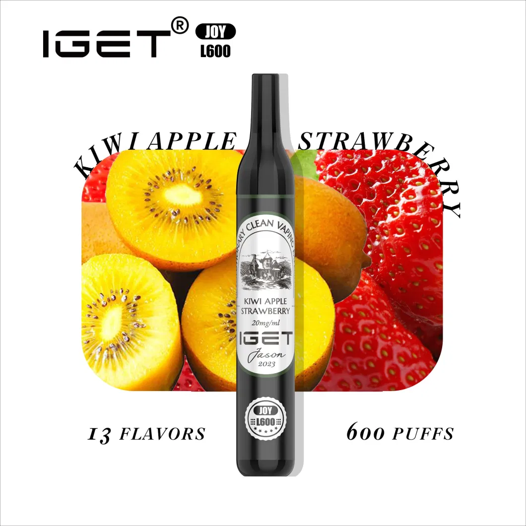 UK Canada Hot Products Disposable Wholesale Vape Pen Rechargeable 600 Puffs Elf Vape Bars