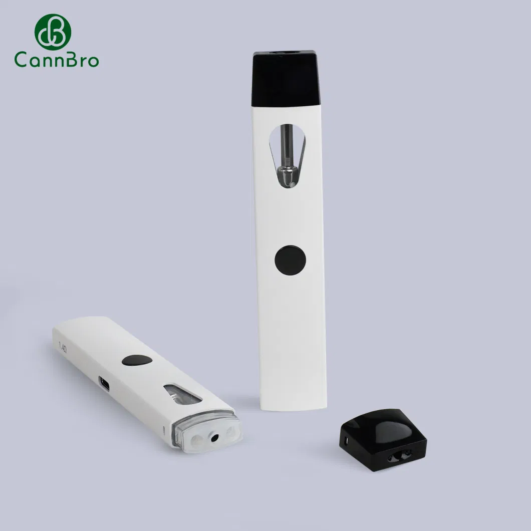 Type-C Cannbro Factory Wholesale I Vape Pen White Label E-Cigarette Rechargeable 510 Battery 1ml 2ml 510 Full Ceramic Cartridge Live Resin Empty Disposable Vape