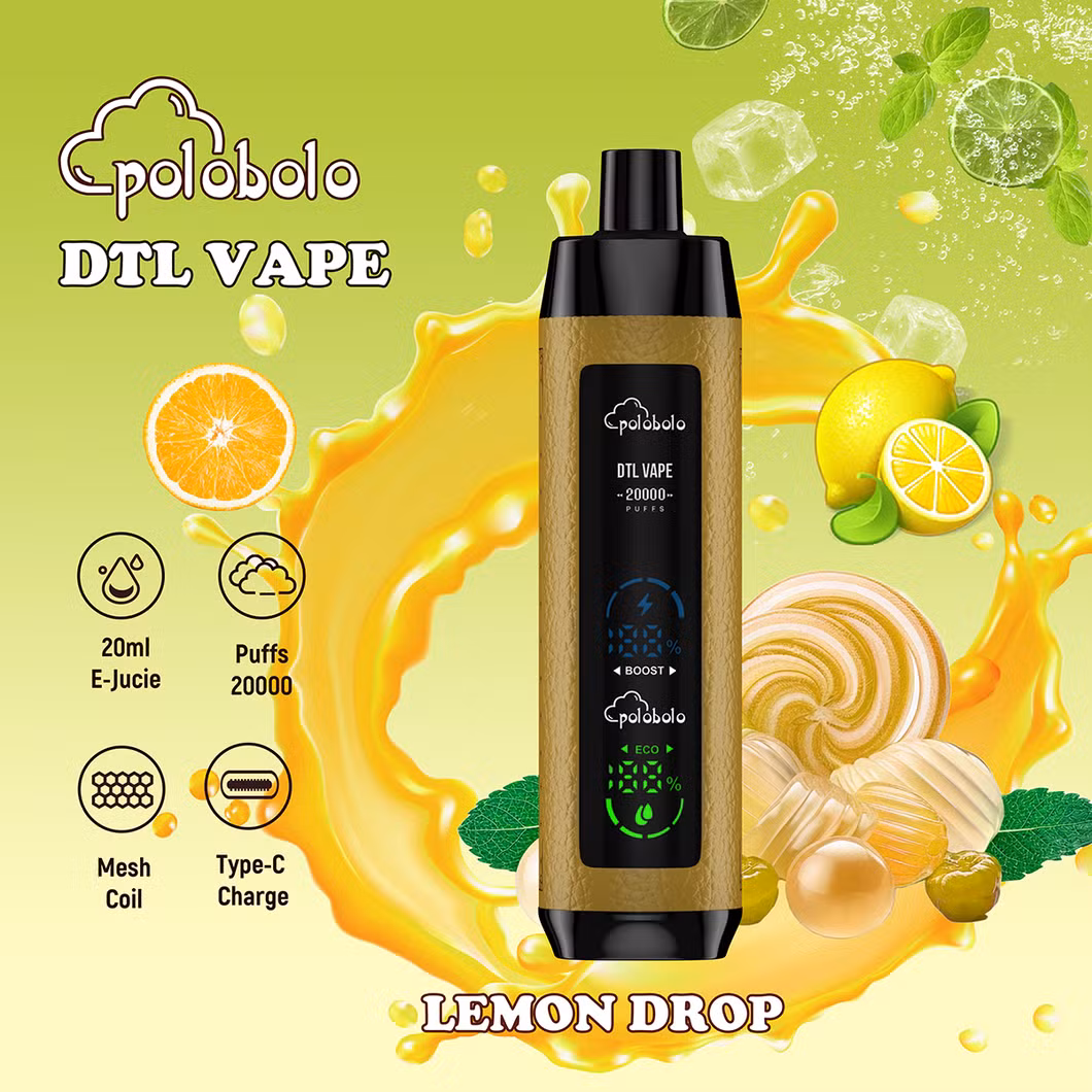 Superior Vaping Experience with Dual Mesh Coil, 20ml Capacity, and Comprehensive Flavor Customization Disposable Shisha Hookah Vape