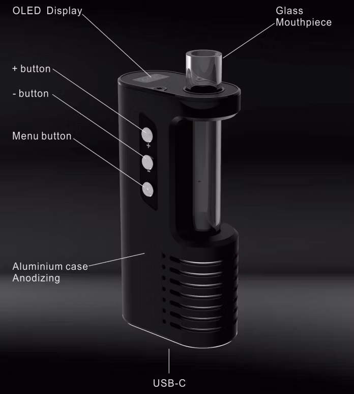 Wholesale Portable Best vaporizer Combo Personal Hidden Grinder Portable Kit for Dry Herb Wax Vaporizer
