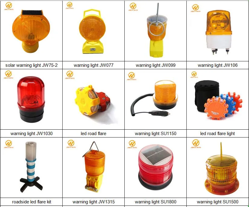 High Visibility Solar Warning Light Emergency Safety Flashing LED Beacon Strobe Light