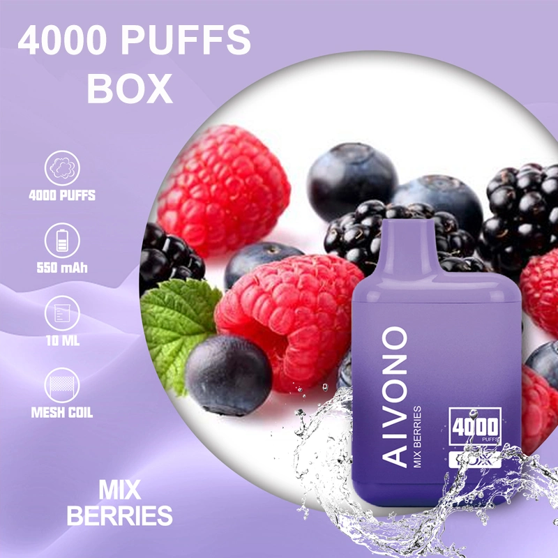 2023 Best Vape UK Factory Direct Wholesale I Vape Eluxs Elf Aivono 4000 Puff Bar Disposable Vape Pen E Cigarette Fume Vaporizer