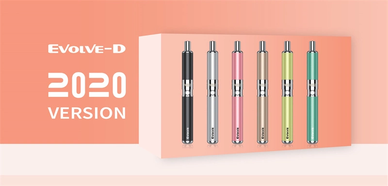 Yocan Evolve-D E Cigarette Kit Dry Herb Vaporizers Dual Coil 1100mAh Vape Pen Kits Herbal Vaporizer 100% Authentic