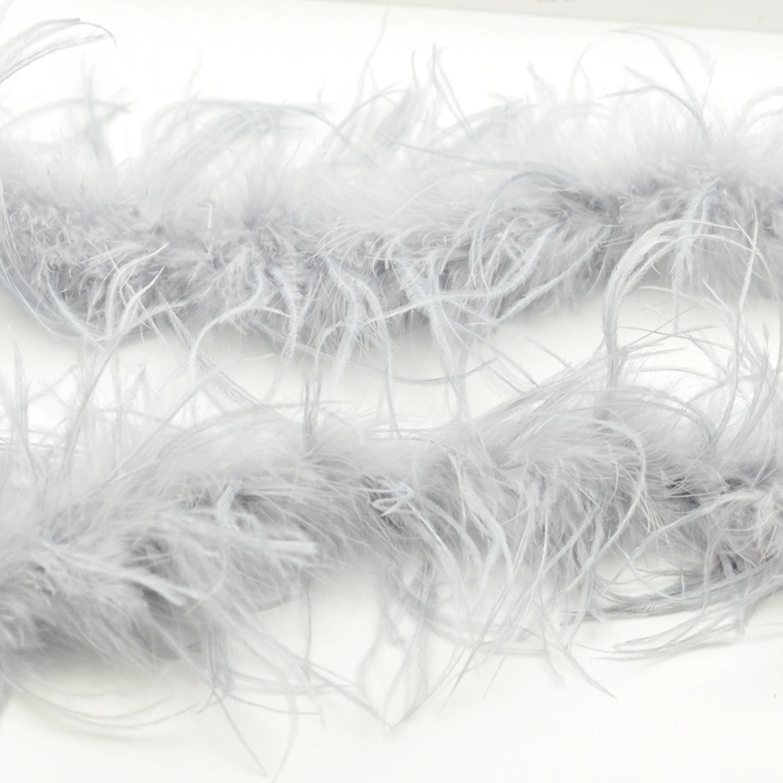 Fashion Colorful Turkey Feather Trim Cord for Garments