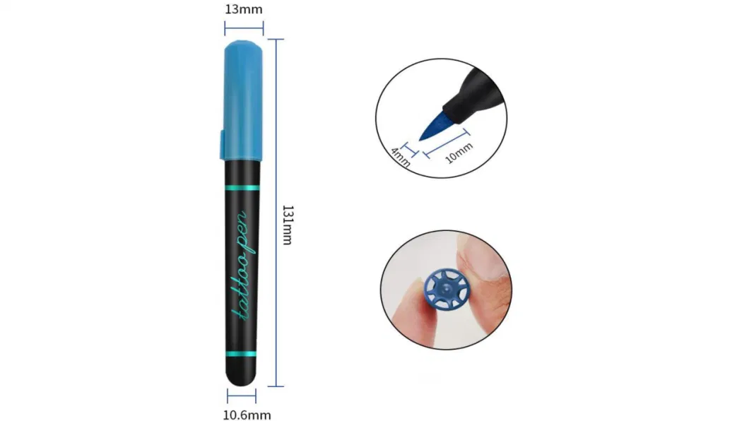 Amazon Hotsale Washable Makeup Novelty Body Painting Temporary Tattoo Marker Pen