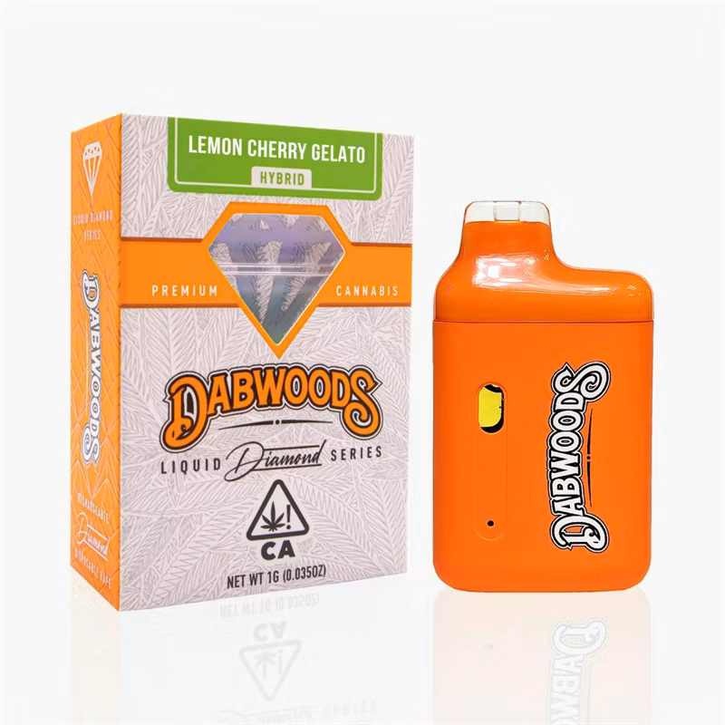 Dabwoods Disposable Vape Pen E-Cigarettes Vaporizer Rechargeable Battery 1ml Empty Thick Oil Cart 2g