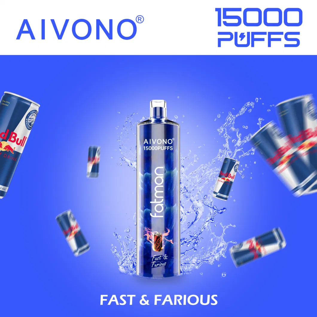 Wholesale Aivono Dlt Smoking Fatman Disposable Vape 15000 Puffs Nicotine E Liquid