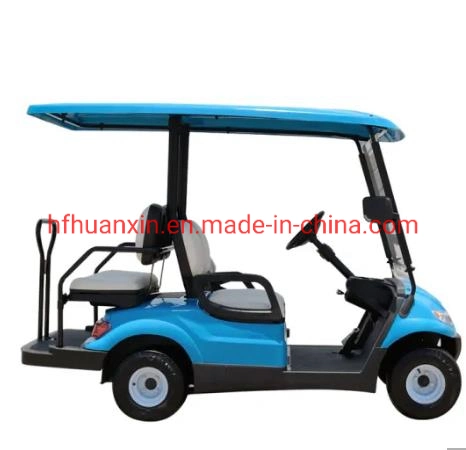 Hxa-2+2 Electric Golf Cart 25km/H with Grass Tires