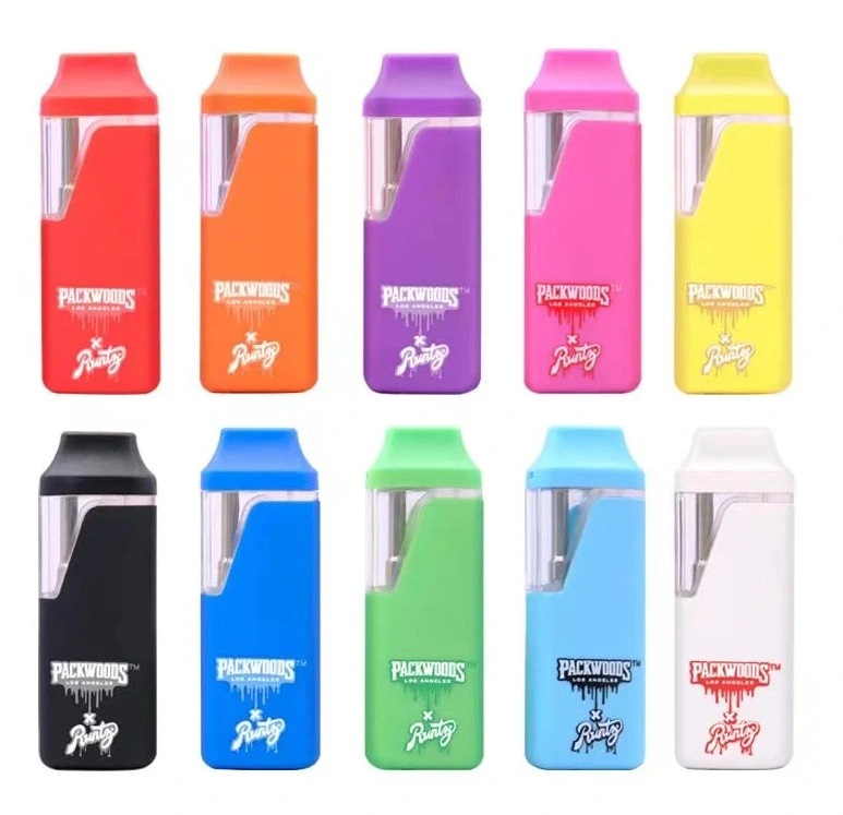 380mAh Rechargeable Empty Vapes Pen 1ml Runtz X Packwoods Disposable Vape E Cigarettes