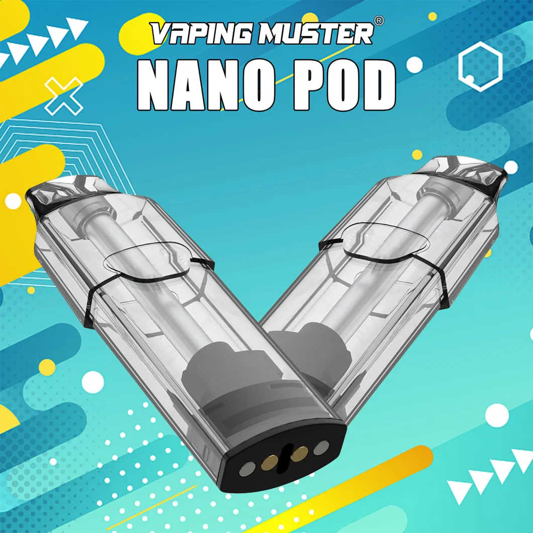 Vaping Muster New Arrival Nano Stick Battery Pod with Prefill Cotton Cartridge Pod Popular Electronic Cigarette