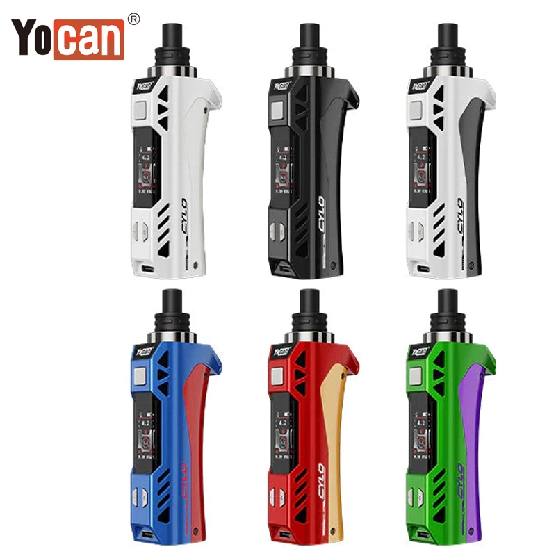 Yocan Flat Series Preheat Battery 350mAh 400mAh 650mAh 900mAh Adjustable Voltage Fit for 510 Thread Cartridge Vaporizer Pen