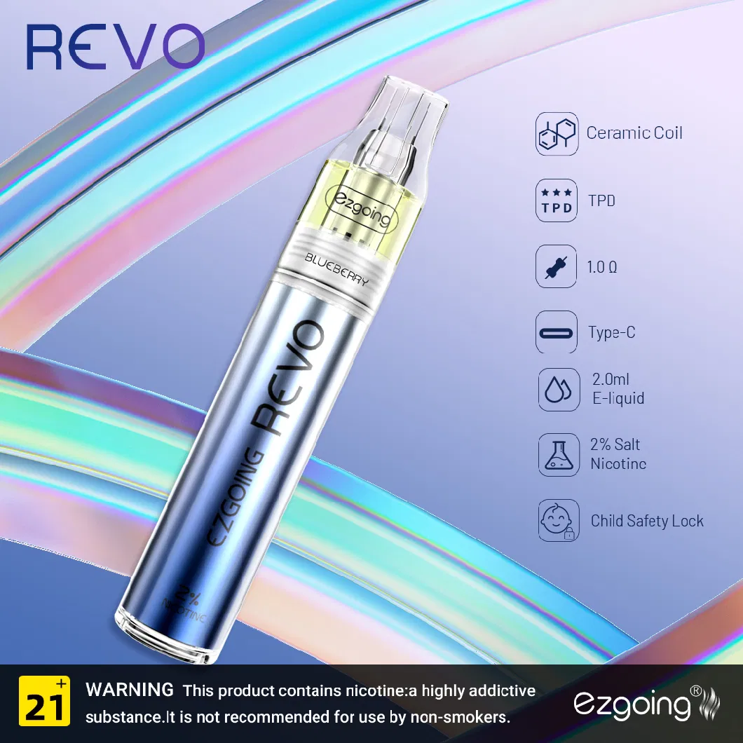 Ezgoing Wholesale Tpd Revo 600puff Pod System Disposable Pods Vape Pen Mini -E -Cigarette