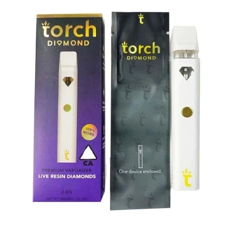 Disposable E-Cigarettes Vape Pen 320mAh Empty 2.0ml Rechargeable Prefilled Cart Thick Oil Packwoods X Torch Diamond Disposable Vape