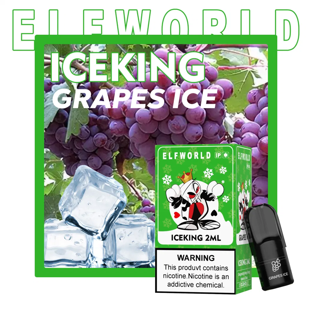 Wholesale Disposable Elf World Iceking Vape 600 Puff Bar Factory Supply Quality E Vape