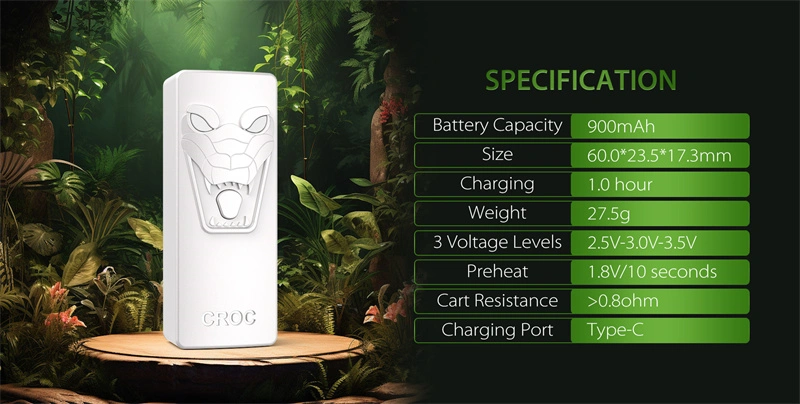 Yocan Kodo Animal Built-in 900mAh Battery 10 Sec Preheat Mod Variable Voltage Fit 510 Thread Cartridges Vaporizer E Cig Wholesale Vape Pen