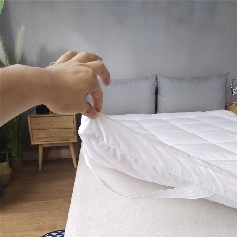 Soft and Super Warm Mattress Topper Goose Duck Feather Down Filling Featherbed