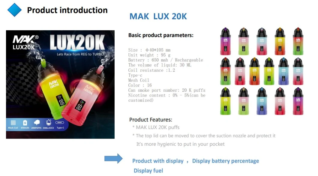 2024 Hot Selling Pod Device Mak Smoke Super 6000 10000 12000 15K 16K 20K Puffs Wholesale Vaporizer