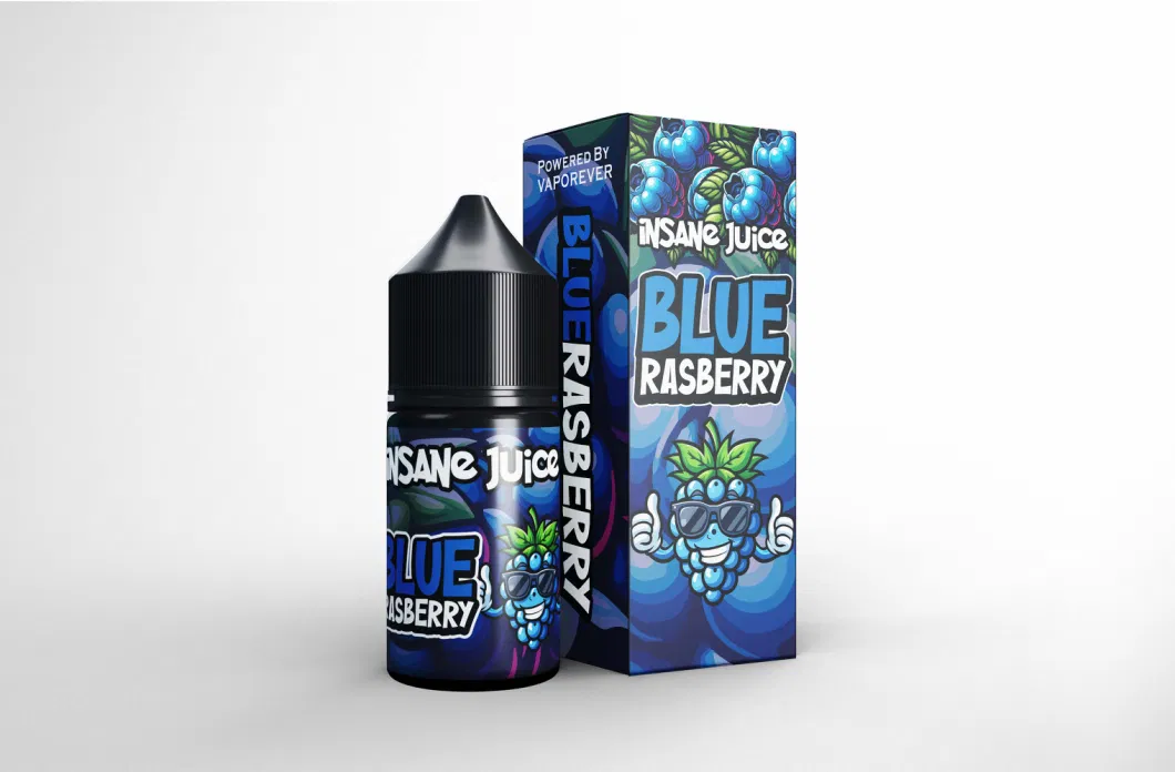 Blue Rasperberry Flavor by Insane Juice Nicotine Salt E Juice E-Liquid Vape Vaping Nic Salt Juice for Vape Pod Electronic Cigarettes