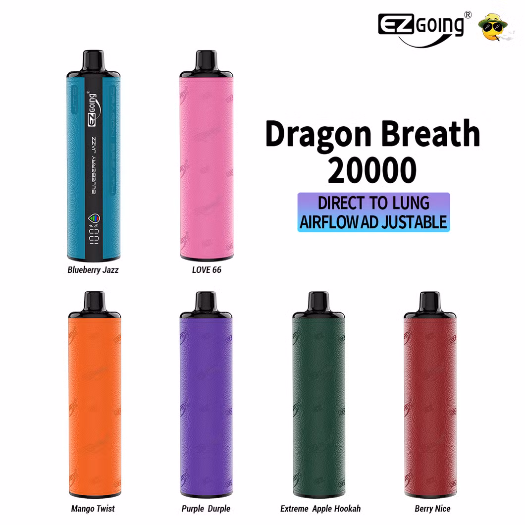 Ezgoing Factory Rechargeable Pen Wholesale Electronic Disposable Mini Vape 20K 20000 Puffs 25000 Puff E Cigarette