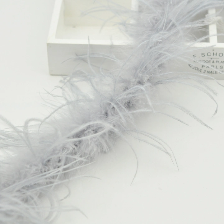 Fashion Colorful Turkey Feather Trim Cord for Garments