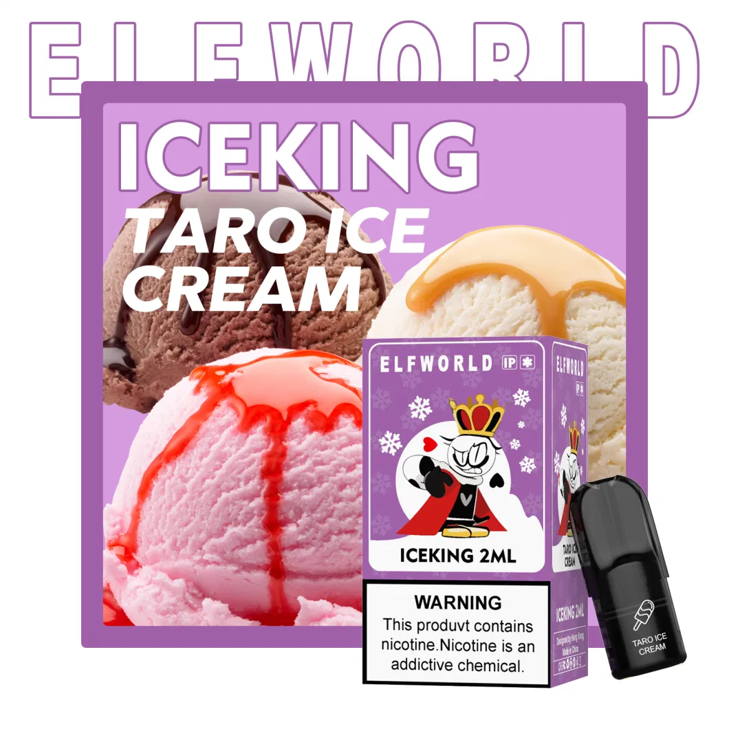 Wholesale Disposable Elf World Iceking Vape 600 Puff Bar Factory Supply Quality E Vape