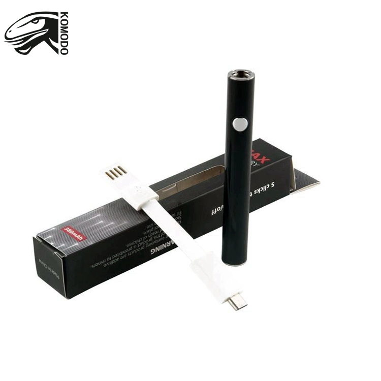 Preheating Vape Pen Battery 510 Thread Wax Vape Pen 380mAh Max Battery with USB Charger