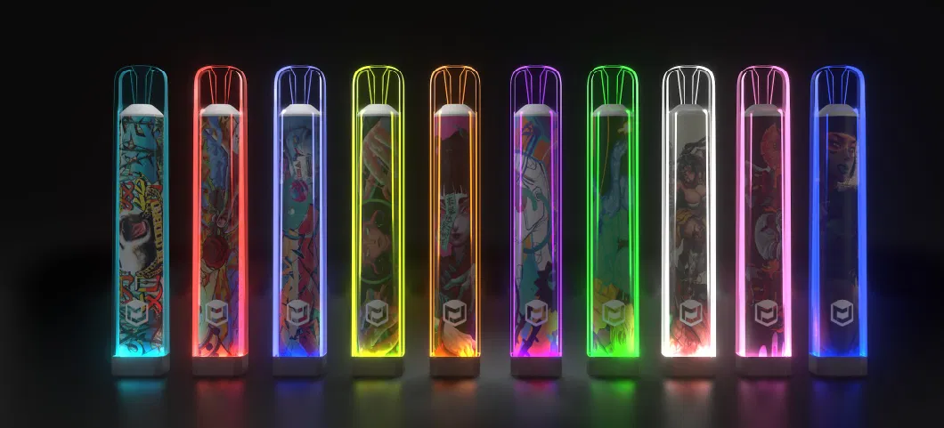 600 Puffs Disposable Vape Pen with Colorful Lighting Effects E-Cig 31