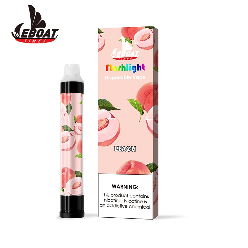 Custom Vape Flavors E-Cigarette 1000puffs Disposable Vape Pen with Cool Flashing Light