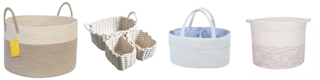 Large Woven Seagrass Laundry Storage Basket Handles