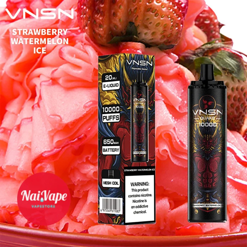 Elf Disposable Vape Vnsn Quake 10000 Puffs Rechargeable Wholesale E-Cig Devicedisposable Vaporizer Pod Gear 5000 7000 100 Fruit Flavor Vape