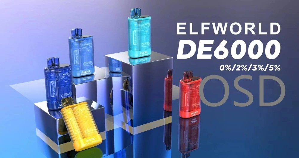 Nicotine Salt Powder Elf Electronic Vape Bar Elfworld De6000