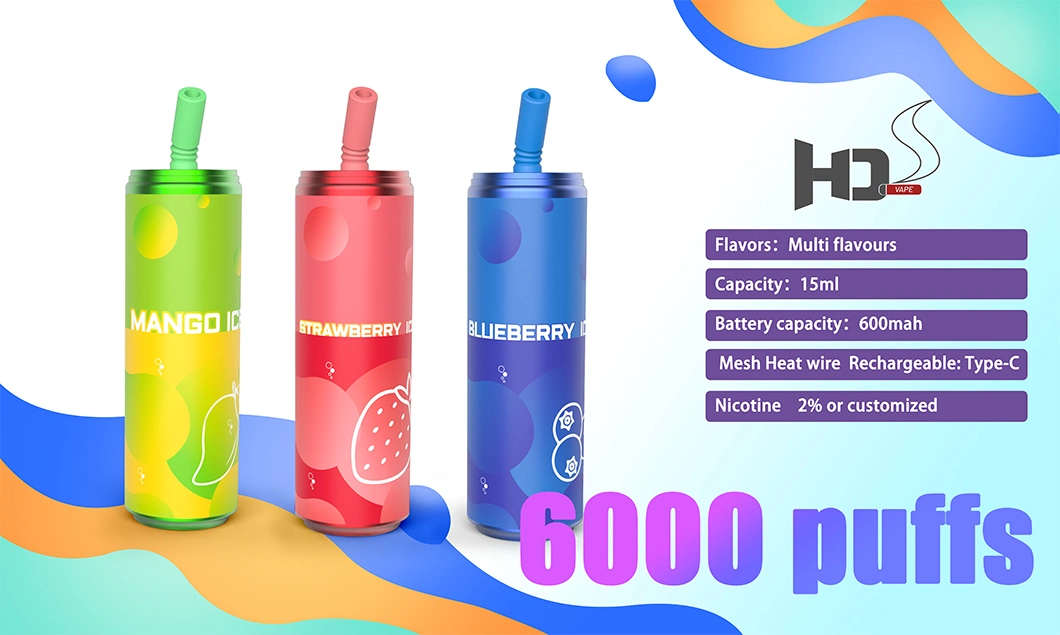 2022 Wholesale Top Quality 600mAh Battery Free Design Custom Logo Cola Shape 15ml Best E Liquid Rechargealbe E-Cig Vape