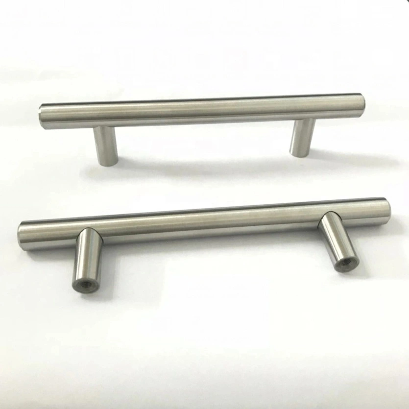 T Bar Stainless Steel Solid Furniture Drawer Hollow Golden Cabinet Handles