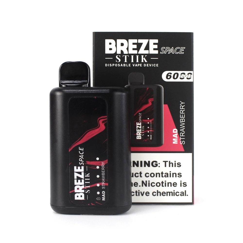 2024 Newest 4000 6000 Puffs Breze Stiik Space 6000 Best Disposable Vape UK