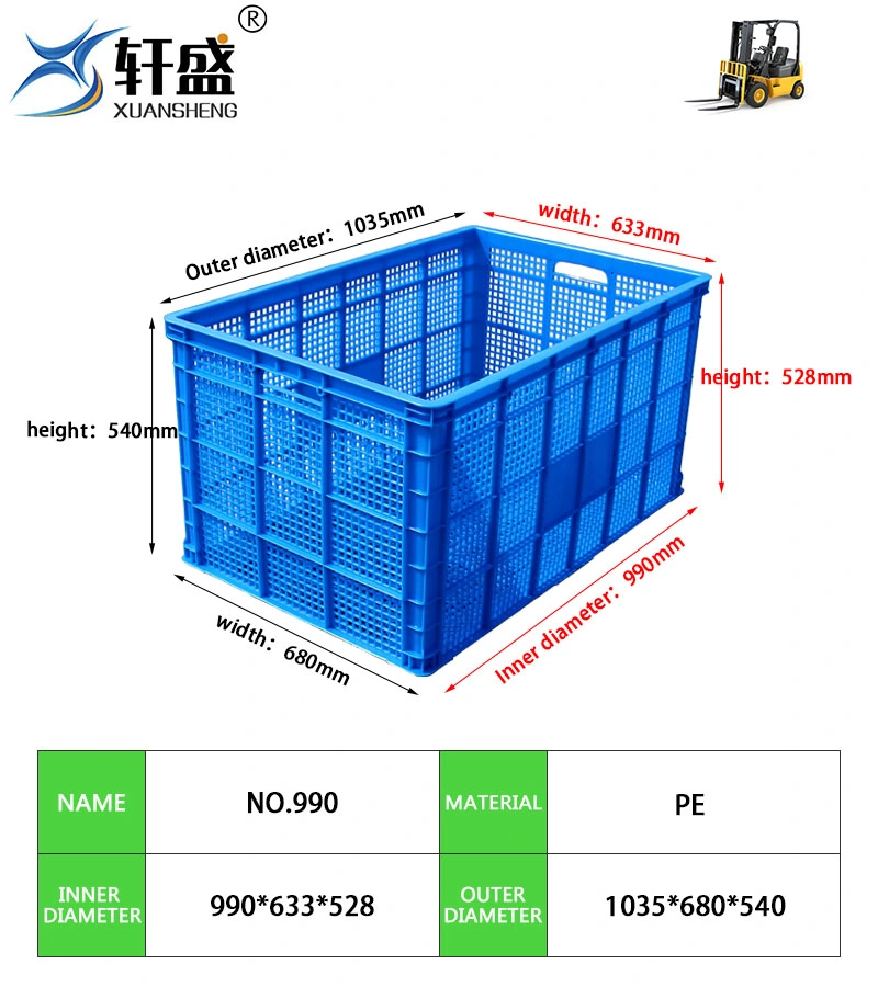 Nexara Xs1 Meter Basket Hot Selling Logistics Plastic Stackable Turnover Basket