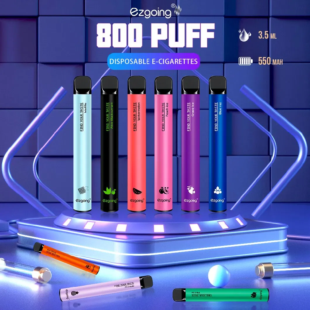 Top Seller Vaporizer Nicotine 800puffs Ezgoing Ecig Vs Puff Bar Vape