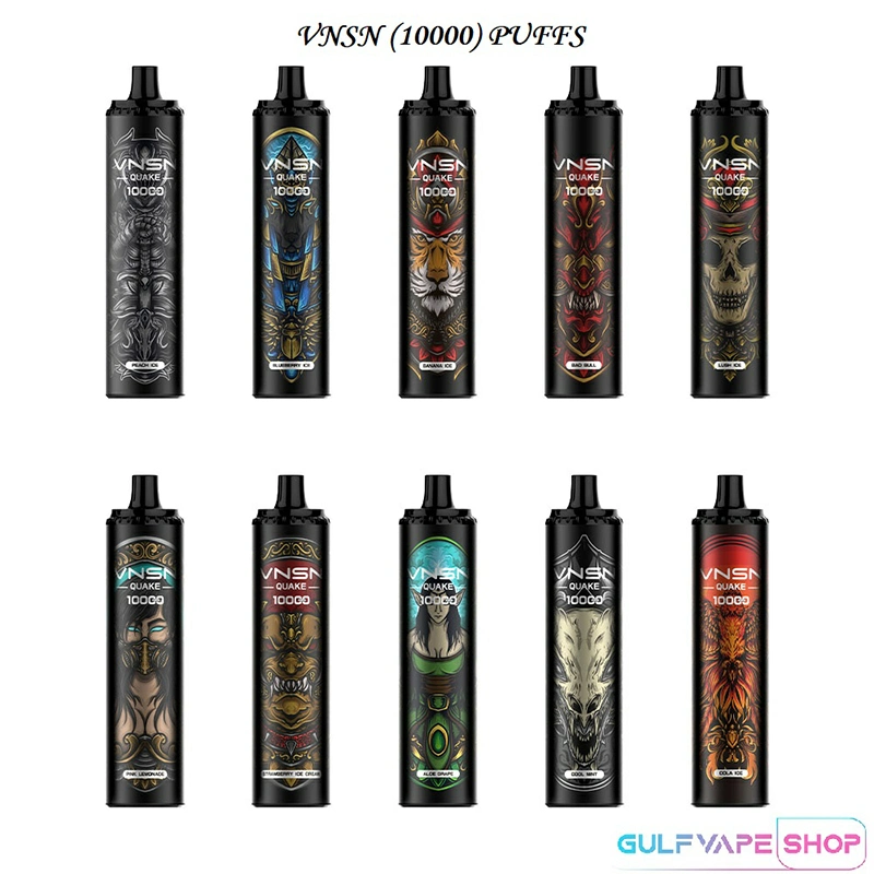 2023 China Wholesale Custom Vaporizer Bars Disposable Vape Pen Vnsn Quake 10000 Puff E Cigarette Nicotine Best Vapes Juice
