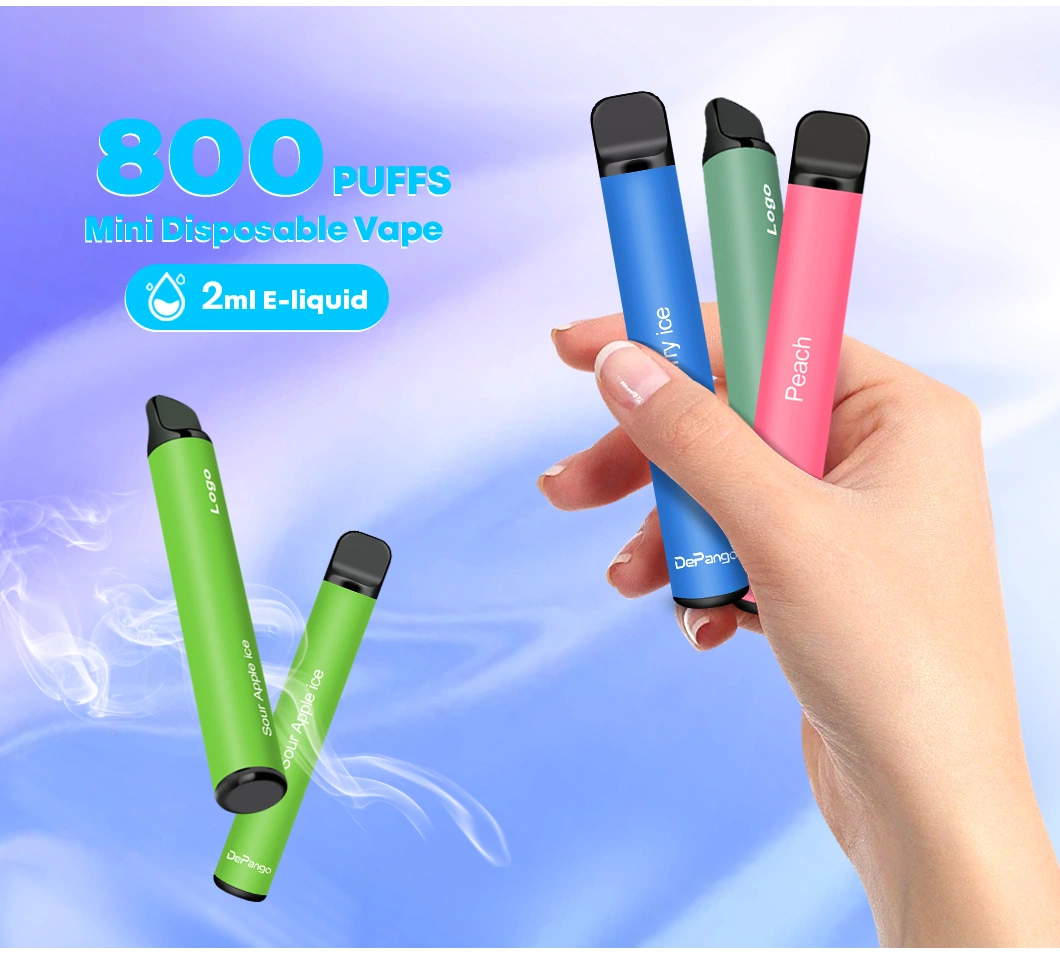 Shenzhen Vapes 800puff Disposable Vape Pod Without 2% 5% Nicotine Electronic Cigarette for 12 Flavor