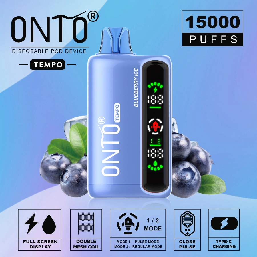 Onto Tempo 15000 Puffs OEM Manufacturers Disposable Vape Wholesale Electronic Cigarette Puff Bar